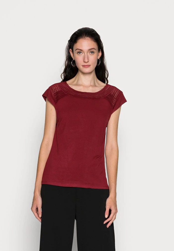 T-Shirt ANNA FIELD Anna Field Basic T-shirt Rouge Femme | OCS-5200224